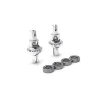 GTVNPOA Rc Accessories For WLtoys K969 K979 K989 K999 P929 P939 For MINI-Q For Mini-Z For AWD 1/28 Metal Differential RC Car Upgrade Parts(Silver)