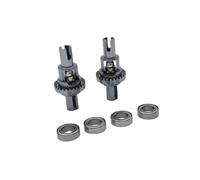 GTVNPOA Rc Accessories For WLtoys K969 K979 K989 K999 P929 P939 For MINI-Q For Mini-Z For AWD 1/28 Metal Differential RC Car Upgrade Parts(Titanium)