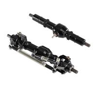 GTVNPOA Rc Accessories For Wpl C14 C24 For Fayee For Jjrc 1/16 Metal Front And Rear Axle Assembly Remote Control Car Upgrade Accessories(Black)