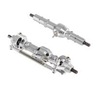 GTVNPOA Rc Accessories For Wpl C14 C24 For Fayee For Jjrc 1/16 Metal Front And Rear Axle Assembly Remote Control Car Upgrade Accessories(Silver)