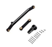 GTVNPOA Rc Accessories Parts For Axial For SCX24 For Deadbolt C10 For JLU For Gladiator For Bronco 1/24 Metal Steering Link Rod With Ball End RC Crawler Car(Black,Size2)