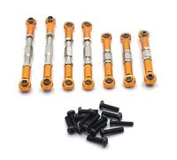 GTVNPOA Rc Accessories Parts For SuBo BG1513 BG1518 1/12 Metal Retrofit Adjustable Pull Rod RC Car Parts Upgrade Model Accessory Replace Repair Modified(Yellow)