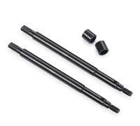GTVNPOA Rc Accessories Parts For TRX4M For Bronco For Defender 1/18 Steel CVD Drive Shafts Front Rear Axle Shaft Extended 5mm RC Crawler Car Accessories(Rear)