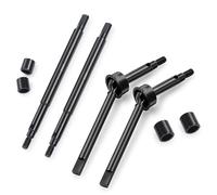 GTVNPOA Rc Accessories Parts For TRX4M For Bronco For Defender 1/18 Steel CVD Drive Shafts Front Rear Axle Shaft Extended 5mm RC Crawler Car Accessories(1set)
