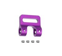GTVNPOA RC Car Chassis Frame For LCG For TRX4 For SCX10 For Capra 1/10 RC Crawler CNC Aluminum Adjustable Front Rear Modular Bumper Fairlead For Chassis Upgrades(Fairlead Purple)