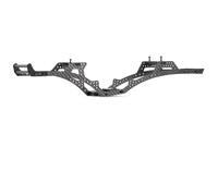 GTVNPOA RC Car Chassis Frame For SCX10 II For Capra F10 Axle 1/10 RC For Rock Crawler Carbon For LCG For Chassis Builder's Kit With Ultralight Portal Transmission(Chassis Kit A)