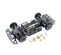 GTVNPOA RC Car Chassis Frame For Wltoys 284131 K969 K979 K989 K999 P929 P939 1/28 Metal For Chassis Frame Set RC Car Upgrade Accessories(Gray)