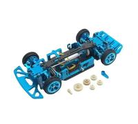 GTVNPOA RC Car Chassis Frame For Wltoys 284131 K969 K979 K989 K999 P929 P939 1/28 Metal For Chassis Frame Set RC Car Upgrade Accessories(Blue)