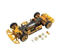 GTVNPOA RC Car Chassis Frame For Wltoys 284131 K969 K979 K989 K999 P929 P939 1/28 Metal For Chassis Frame Set RC Car Upgrade Accessories(Yellow)