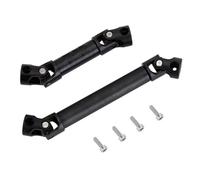 GTVNPOA RC Car Drive Shafts For Axial For SCX24 For JLU C10 For Bronco Base Camp 1/24 RC Crawler Car Upgrade Parts Steel Front Rear Drive Shaft(Black)
