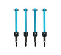 GTVNPOA RC Car Drive Shafts For Tamiya DT03 For TT02B 1/10 RC Car Upgrade Parts Accessories 64mm Metal For Universal Drive Shaft CVD(Blue)