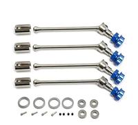 GTVNPOA RC Car Drive Shafts For Traxxas For Maxx For Widemaxx 89086-4 8996x 1:10 Rc Crawler Rc Car Models Metal Upgrade Parts Steel Extended Drive Shaft Cvd Kit(Silver2)