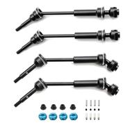 GTVNPOA RC Car Drive Shafts For Traxxas For Slash For Rustler For Stampede For Hoss For VXL 1/10 RC Car Upgrade Parts 4X4 Harden Steel Front Rear Drive Shaft CVD Driveshaft(Front Rear)