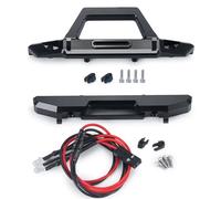 GTVNPOA RC Car Lights Parts Kit For Axial For SCX24 AXI00002 For Wrangler 1/24 Metal Front Rear Bumper With Light RC Crawler Car Model Upgrade Parts(Front and Rear)
