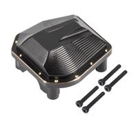 GTVNPOA RC Car Toys Parts For Axial For SCX10 Pro 1/10 33g Black Brass Diff Cover Front Rear Axle Differential Covers Scale Comp Crawler Chassis Upgrade(1pcs)