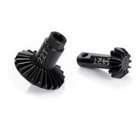 GTVNPOA RC Car Toys Parts For TRX-4M For Bronco For Defender 1/18 Steel Front Rear Diff Axle Gear 22Tx12T 12Tx24T 26Tx12T RC Crawler Car Upgrade Parts(22t)