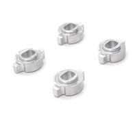 GTVNPOA RC Car Toys Parts For Zero-Z For Mini-Z MR-03 Wheel Conversion For AWD Wheels Metal Upgrade Converter Modification And Repair Parts(Silver)