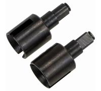 GTVNPOA RC Diff Cup For HSP 02032 For Redcat For Volcano EPX Pro 1/10 RC Car Upgrade Parts Monster Truck Replacement 4x Steel Drive Cup C(Black)