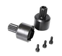 GTVNPOA RC Diff Cup For Traxxas For X-Maxx 1/5 RC Truck Car Upgrade Part Steel Front Rear Drive Cups Upgrade Accessories Black