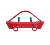 GTVNPOA Rc Front Rear Bumpers For MN128 RC Car Metal Front Bumper Anti-Collision Belt Upgrade Parts Repair Replacement Accessories Red