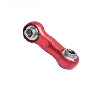 GTVNPOA RC linkage For ARRMA 1/18 4WD For GRANITE 7075 Metal Steering Drag Link Rod Pull ARA340201 RC Car Upgrade Parts Accessories(Red)