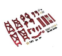 GTVNPOA RC Pull Rod For ZD DBX-10 1/10 Metal Connecting Rod Sets RC Remote Control Car Off-road Tracked Vehicles Parts And Accessories Upgrades Replacement And Use(Red)