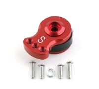 GTVNPOA Rc Replacement Parts For 1/8 1/10 Adjustable Section Strength Servo Protection 25T Teeth Tooth Half Servo Arm Horn Remote Control Car Boat(RED,S)