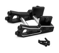 GTVNPOA Rc Replacement Parts For Arrma For Typhon For Grom 223S For Blx For Typhon For Grom MEGA 1/14 Metal Rear Wing Mount Set RC Car Upgrade Parts Accessories(Black)