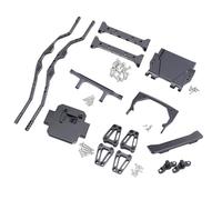 GTVNPOA Rc Replacement Parts For Axial For LCG For SCX24 Builds 1/24 160mm Wheelbase Aluminum Chassis Frame Kit Links Body Mount RC Crawler Upgrade Part(Chassis Kit)
