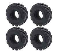 GTVNPOA Rc Replacement Parts For Axial For SCX24 For TRX4M For Bronco For Defender 1/24 1/18 4PCS Rubber Tyres Mud For Terrain Wheel Tires Rc Upgrade Parts(9121A-24x54x20mm)