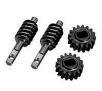 GTVNPOA Rc Replacement Parts For AXIAL For SCX30 For Bronco 4X4 For Wrangler For Jlu 16T Carbon Steel Worm Differential Gear Axle Gears RC Upgrade Parts(2Pair)