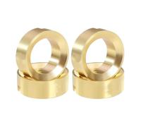 GTVNPOA Rc Replacement Parts For AXIAL For SCX30 For Bronco For Wrangler For Jlu Brass Front Rear Axle Weights 0.7'' Wheel Rim Adapter Diff Gear RC Parts(Wheel Weights)