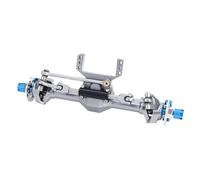 GTVNPOA Rc Replacement Parts For SCX24 For Deadbolt 90081 C10 For Gladiator 1/24 9mm Aluminum Straight Axle With Hydraulic Steering Link RC Crawler Parts(Titanium,Front)