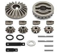 GTVNPOA Rc Replacement Parts For Traxxas For X-maxx 2.0 For Maxx For Slash Steel Diff Gear Kit 8982/8989 Gears Rc Cars Upgrade Parts Accessories(8989)