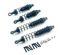 GTVNPOA Rc Special Shock Absorber For WLtoys 12428 12423 1/12 12428 0016 0017 RC Car Crawler Short Course Truck Aluminum Front Rear Shock Absorber Upgrade Parts(Black)