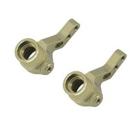 GTVNPOA Rc Steering Block Knuckle For Puma Cen 1/8 2pcs/set 7075 Aluminum Hard Oxidation Front Steering Knuckles RC For Racing Car Upgrade Accessories