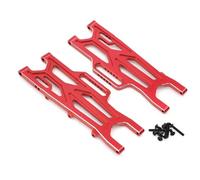 GTVNPOA RC Swing Arm Part For Arrma For Kraton For BLX For Outcast 4X4 4S V2 1/10 Metal Rear Suspension For Swing Arm ARA330710 RC Car Repair Modify Parts(Red)