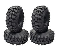 GTVNPOA Rc Tires Rims Compatible With Axial For SCX10 III 90046 For Traxxas For TRX4 D90 For MST 1/10 RC Crawler Car 4Pcs 1.9 Inch 108mm Rubber Tires Wheel Tyre