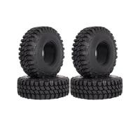 GTVNPOA Rc Tires Rims For Element For Enduro For SCX10 II For TRX4 For MST CMX TF2 D90 For RGT EX86130 1/10 4Pcs Rubber Tires With Foam Inserts 110 * 40mm RC Truck