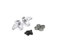 GTVNPOA Rc Toys Accessories For MJX 16207 16208 16209 16210 Front Steering Hub Spare RC Car Upgrades Repairs Replacements Modifications Accessories(Silver)