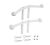 GTVNPOA RC Upgrade Parts For Arrma For Senton For Rock For Vorteks For Granite 1/10 Aluminum Body Post Mount Rc Car Upgrades And Repairs Replacement Parts Accessories(Silver)