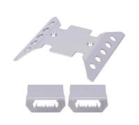 GTVNPOA RC Upgrade Parts For Axial For SCX10 III CJ7 For Gladiatus For Wrangler For Bronco 1/10 Metal Portal Axle Skid Plate Chassis Armor RC Crawler Car Upgrade Parts(Set)