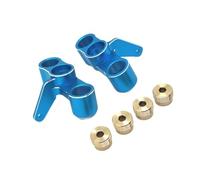 GTVNPOA RC Upgrade Parts For FS For Cheetah For Atom For Thunder 1/8 Metal Front Steering Cup RC Car Truck Parts And Accessories Upgrade Replacement And Use(Blue)