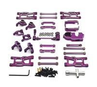 GTVNPOA RC Upgrade Parts For JJRC C8803 For WLtoys 1/14 1/12 Metal Tie Rod Kit Package RC Car Tracked Vehicle Parts And Accessories Upgrade Replacement And Use(Purple)