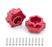 GTVNPOA RC Upgrade Parts For Losi For LMT 1/8 Metal Hex Adapters Converter 5mm RC Car Tracked Vehicles Parts And Accessories Upgrades Replacement And Use(Red)