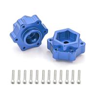 GTVNPOA RC Upgrade Parts For Losi For LMT 1/8 Metal Hex Adapters Converter 5mm RC Car Tracked Vehicles Parts And Accessories Upgrades Replacement And Use(Blue)