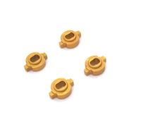 GTVNPOA RC Upgrade Parts For MINI-Z ZERO-Z MR-03 Metal Wheel Hub To Converter For AWD Remote Control Car Parts Accessories Upgrades Replacement And Repair(Yellow)