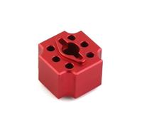 GTVNPOA RC Upgrade Parts For Sledge 1/8 Metal Diff Lock Differential Locker Spool RC Car Off-road Tracked Vehicle Parts And Accessories Upgrade Replacement Use(Red)