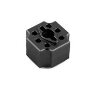 GTVNPOA RC Upgrade Parts For Sledge 1/8 Metal Diff Lock Differential Locker Spool RC Car Off-road Tracked Vehicle Parts And Accessories Upgrade Replacement Use(Black)