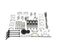 GTVNPOA RC Upgrade Parts For WLtoys 144010 144001 144002 124017 124019 Metal 44T 27T Gear Drive Shaft 14 Pack RC Car Parts And Accessories Upgrades Replacement(Silver)